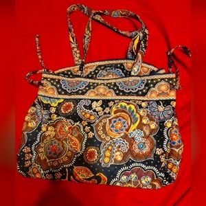 Vera bradley pocketbook with matching wallet